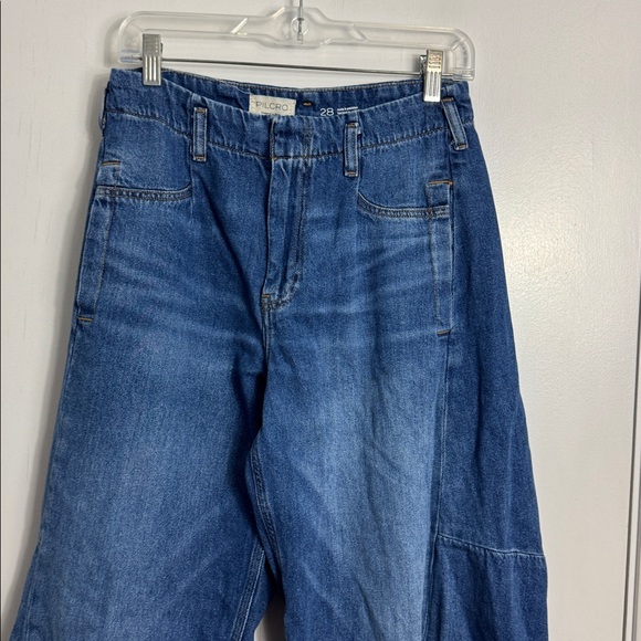 Anthropologie Pilcro Full-Length Relaxed Barrel Jeans Size 28 - Picture 4 of 11